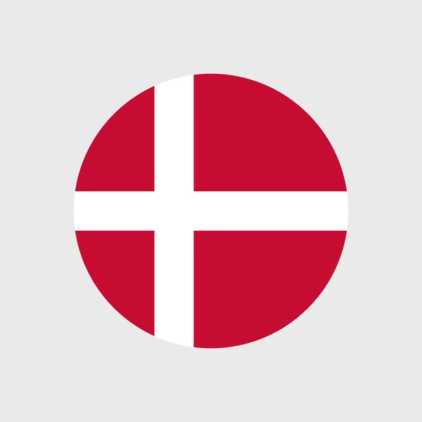 Bandeira nacional da Dinamarca —  Vetores de Stock