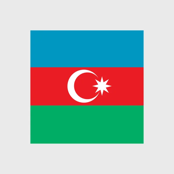 Ázerbájdžánská státní vlajka — Stockový vektor