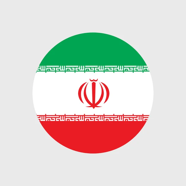 Bandera nacional de Irán — Vector de stock