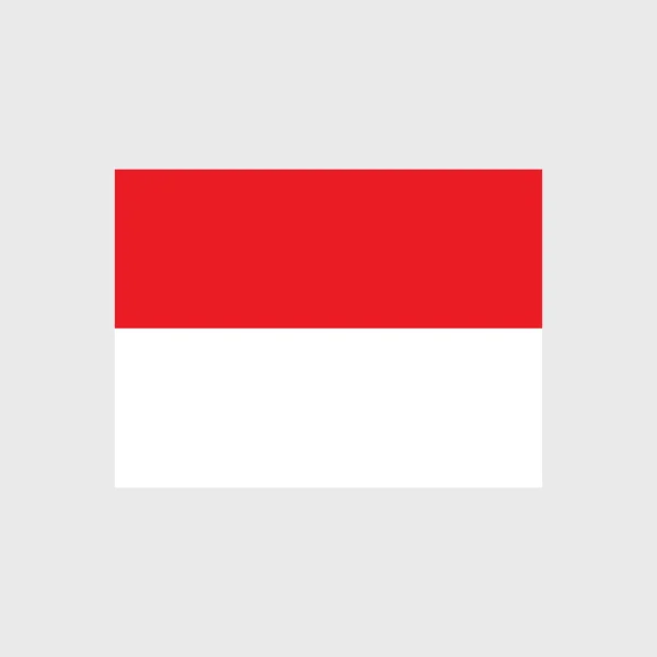 Indonésie Drapeau national — Image vectorielle