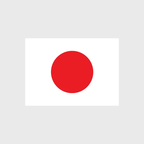 Japan national flag — Stock Vector