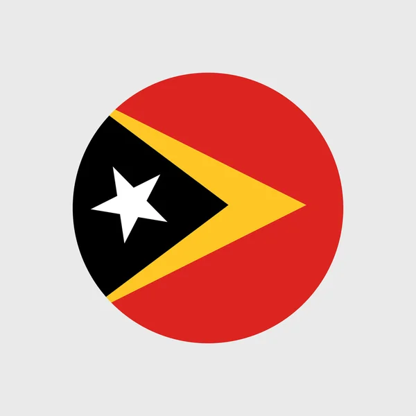 Timor Oriental Bandera Nacional — Archivo Imágenes Vectoriales