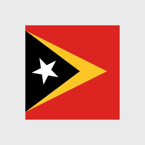 Bandeira Nacional de Timor Leste —  Vetores de Stock