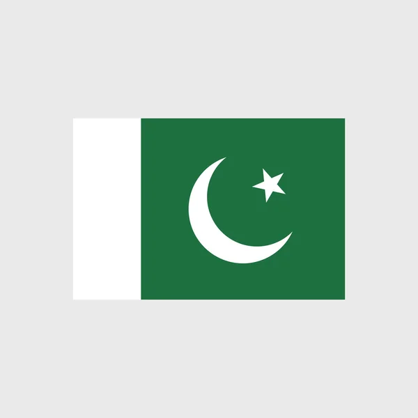 Bandera Nacional de Pakistán — Archivo Imágenes Vectoriales