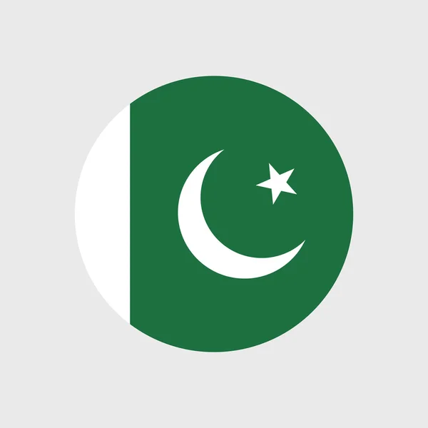 Bandera Nacional de Pakistán — Vector de stock