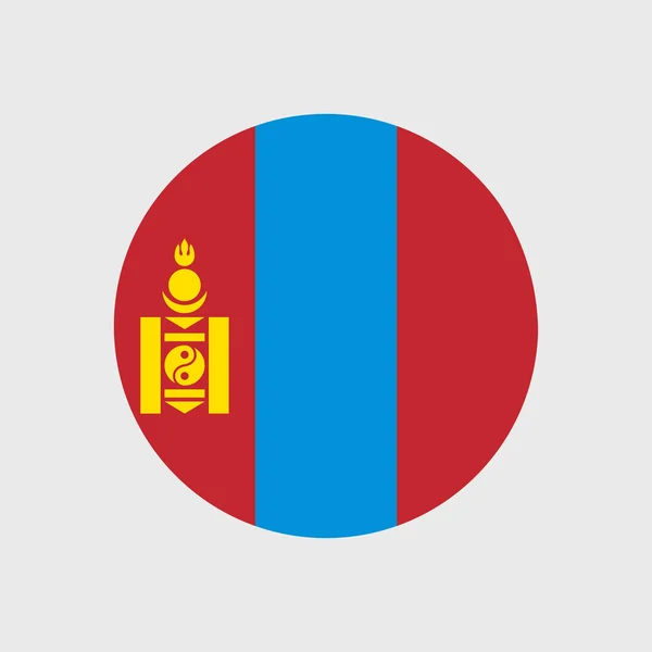 Nationalflagge der Mongolei — Stockvektor