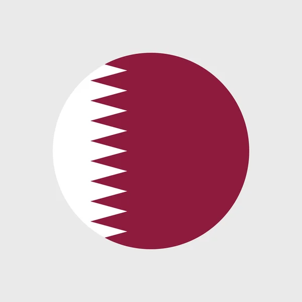 Nationale vlag van Qatar — Stockvector