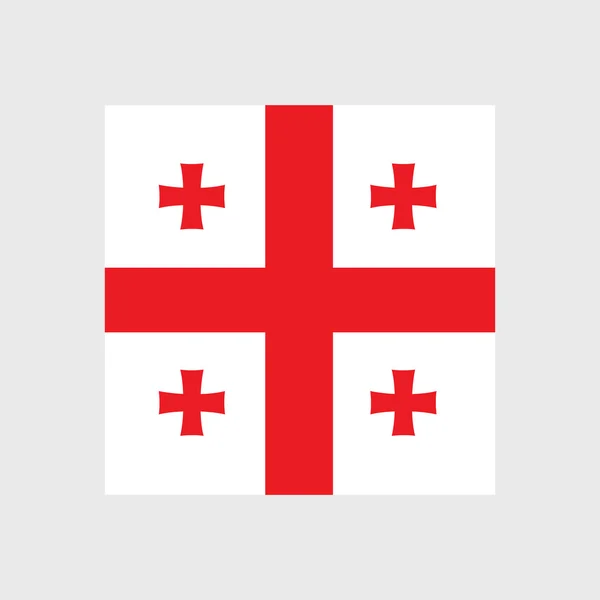 Georgiens Nationalflagge — Stockvektor