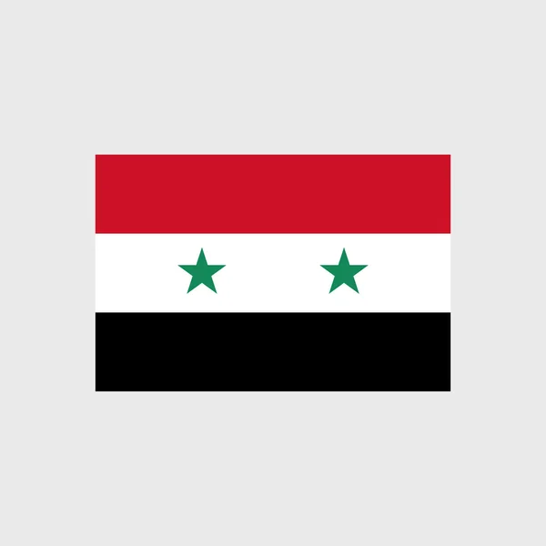 Bandera Nacional de Siria — Vector de stock