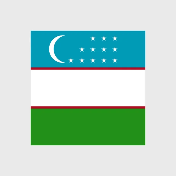 Bandeira Nacional do Uzbequistão —  Vetores de Stock