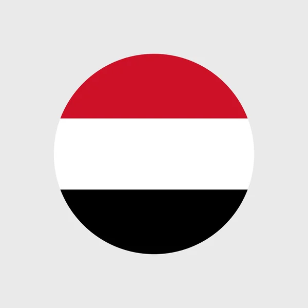 Bandiera nazionale dello Yemen — Vettoriale Stock