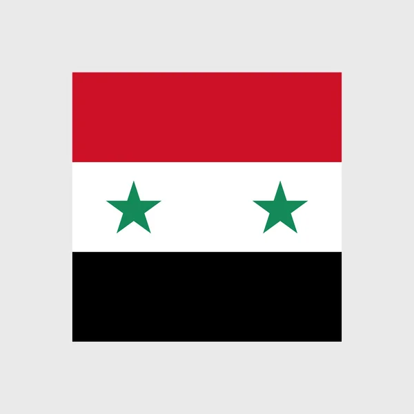 Bandera Nacional de Siria — Vector de stock