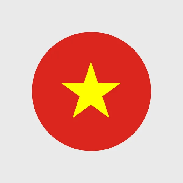 Bandera Nacional de Vietnam — Vector de stock