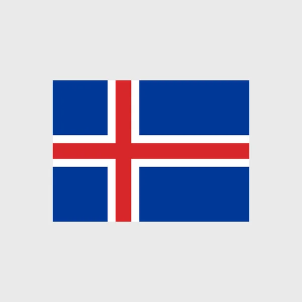Σημαία της Ισλανδίας — Διανυσματικό Αρχείο