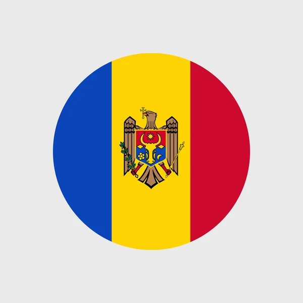 Moldavia Bandera Nacional — Vector de stock