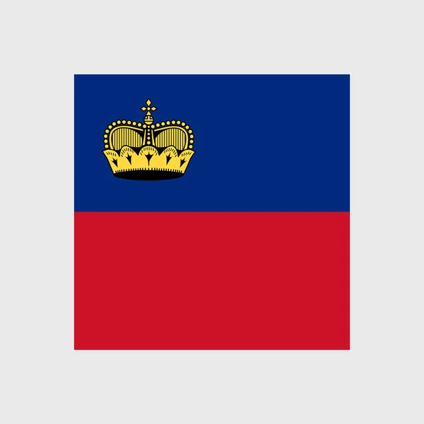 Bandera Nacional de Liechtenstein — Archivo Imágenes Vectoriales