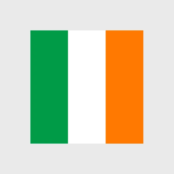 Bandeira nacional da Irlanda — Vetor de Stock