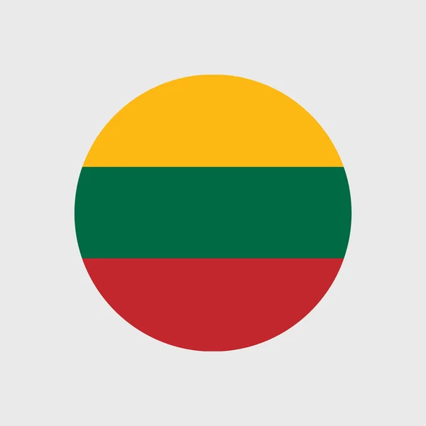 Bandeira nacional da Lituânia —  Vetores de Stock