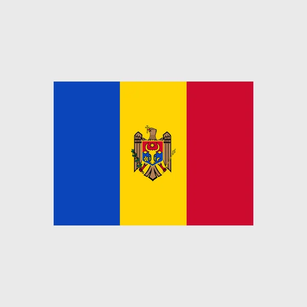 Moldavie Drapeau national — Image vectorielle