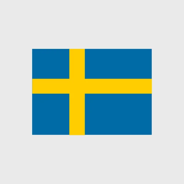 Государственный флаг Швеции — стоковый вектор