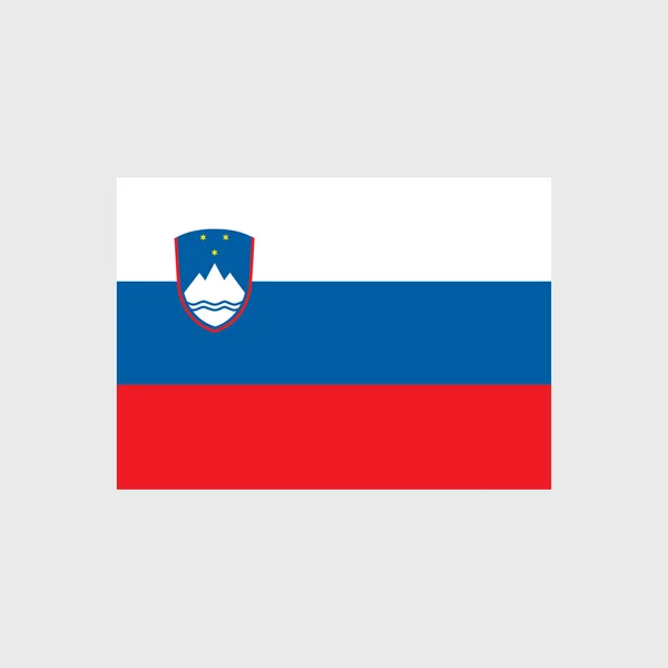 Nationale vlag van Slovenië — Stockvector