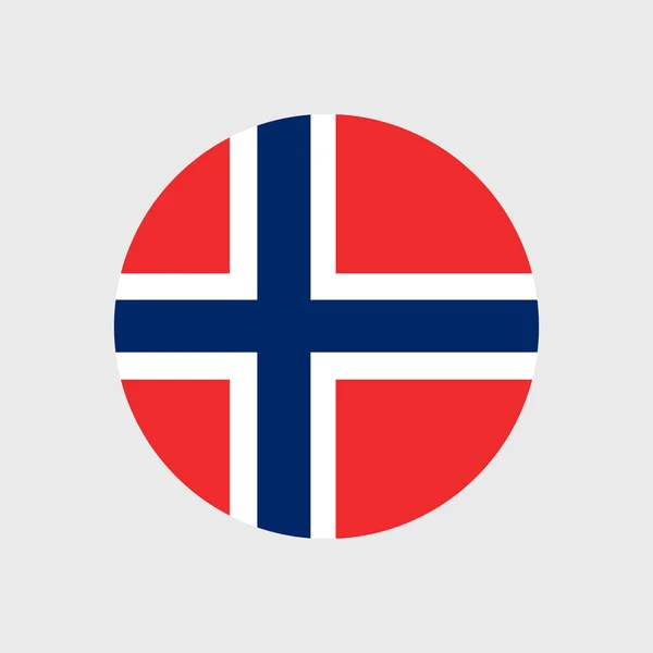 Norway national flag — Stock Vector