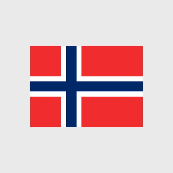 Norway national flag — Stock Vector