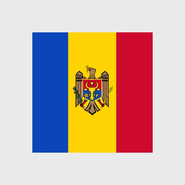 Moldavsko národní vlajka — Stockový vektor