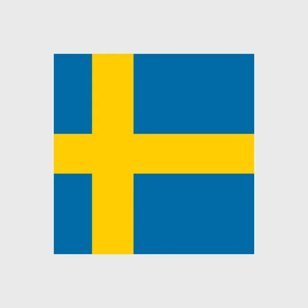 Εθνική σημαία Σουηδίας — Διανυσματικό Αρχείο