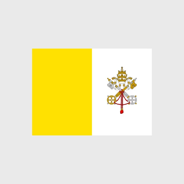 Vatican City national flag — Stock Vector