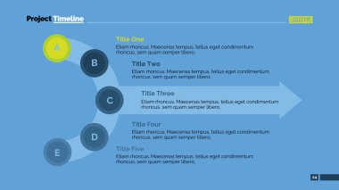 İşlem grafik slayt şablonu 5