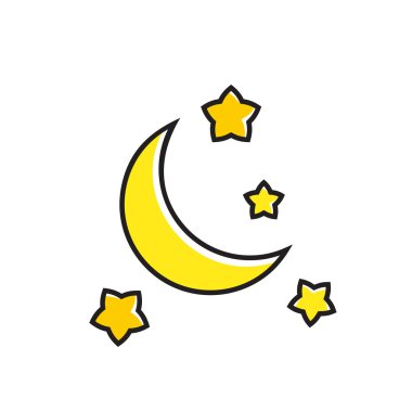 Ay ve yıldız satırı simgesi