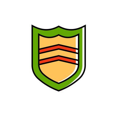 Kalkan İşaret Çizgisi Simgesi