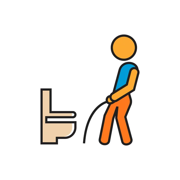 Symbolbild für Toilettenhygiene — Stockvektor
