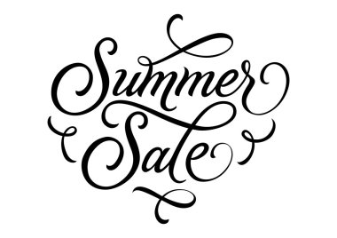 Summer Sale Lettering clipart