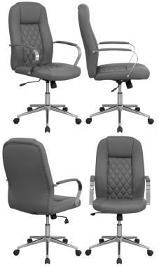 Ofis sandalyesi izole, şeffaf arka plan, mobilya PNG