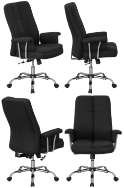 Ofis sandalyesi izole, şeffaf arka plan, mobilya PNG