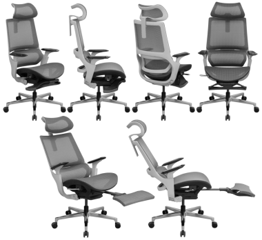 Oyun koltuğu izole, şeffaf arkaplan, mobilya PNG