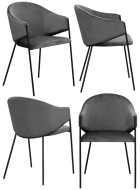 Döşeme iskemlesi izole, şeffaf arka plan, mobilya PNG