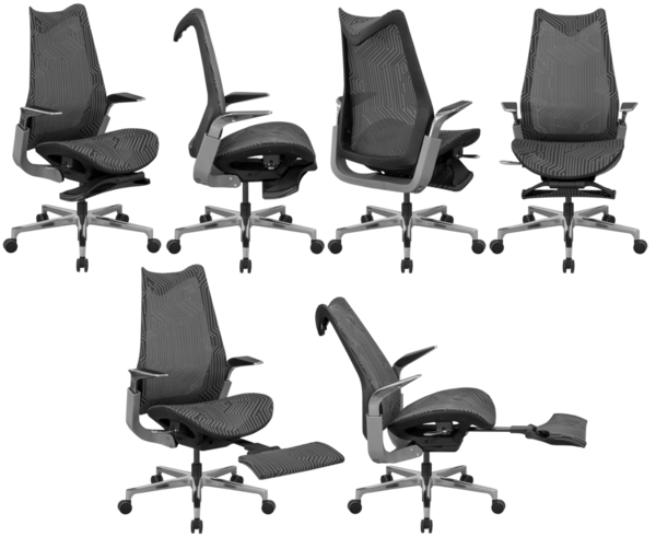 Oyun koltuğu izole, şeffaf arkaplan, mobilya PNG