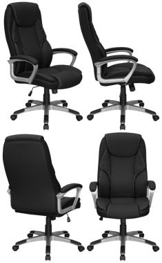 Ofis sandalyesi izole, şeffaf arka plan, mobilya PNG