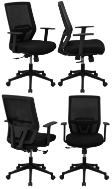 Ofis sandalyesi izole, şeffaf arka plan, mobilya PNG