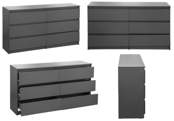 Stüdyoda çekilen ve şeffaf arkaplanda izole edilmiş gerçek bir modern depo. Rafları ve kapıları olan uzun ahşap dolap, ev içi, oturma odası, yatak odası, koridor ve ofis deposu için uygun.