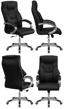 Ofis sandalyesi izole, şeffaf arka plan, mobilya PNG