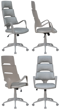 Ofis sandalyesi izole, şeffaf arka plan, mobilya PNG