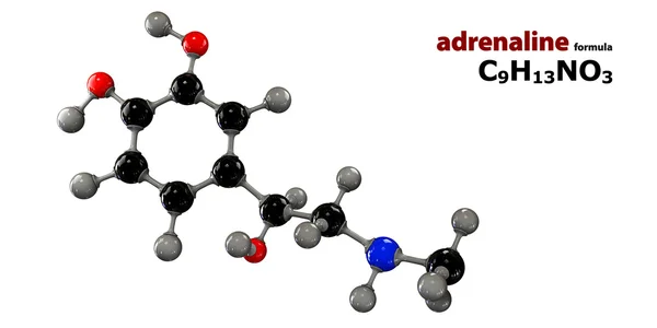 Adrenalin-Neurotransmittermolekül — Stockfoto