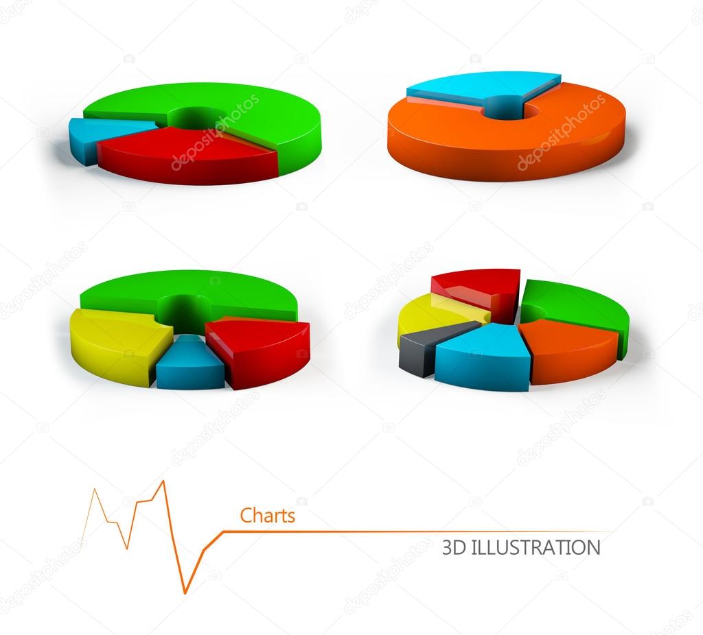 Colorful Business Chart, Reports and Presentations