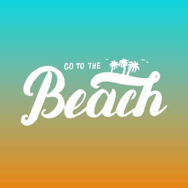 Plaj el gidin yazı.