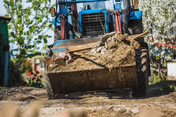 Construction waste remooving — Stock Photo, Image