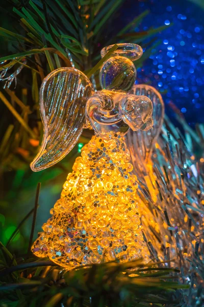 Kerst engel gemaakt van glas — Stockfoto